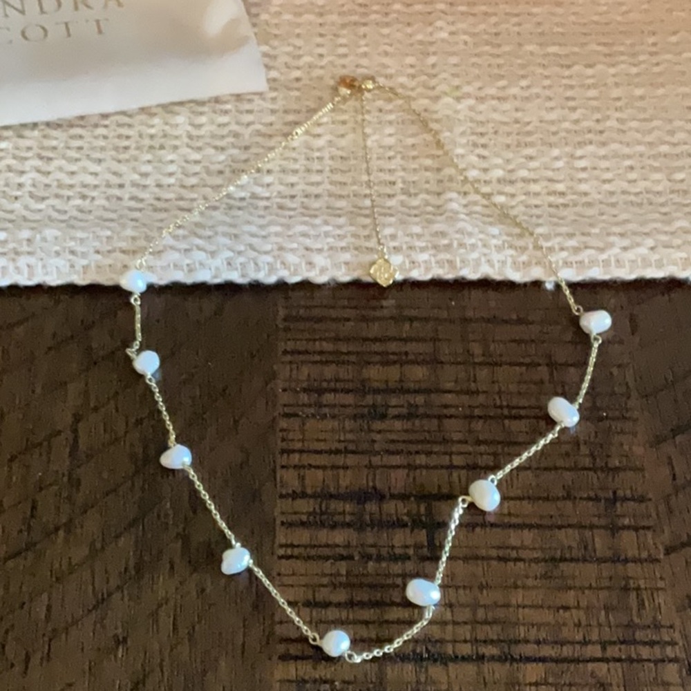 Leighton Gold Pearl Strand Necklace in Freshwater Cultured Pearl NWOT - Picture 6 of 9